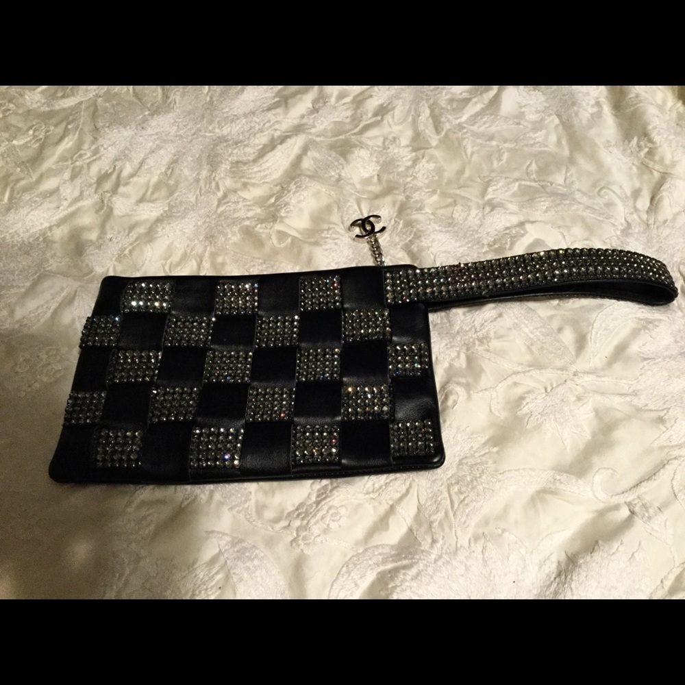Vintage CHANEL wristlet.